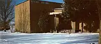 View of the Bivins School main entrance in 1965.