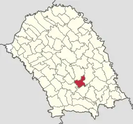 Location in Botoșani County