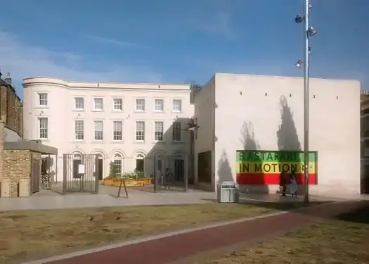 Black Cultural Archives, view from Windrush Square, Brixton. 2016