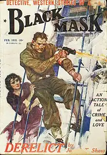 February 1931, featuring Joseph Shaw's "Derelict"