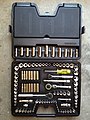 A mechanic's tool set.