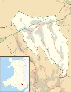 Trefil is located in Blaenau Gwent