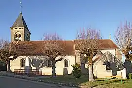 The church in Blannay