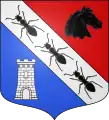 Arms of the commune of Saint-Maurice-sur-Moselle, France