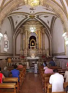 The Chapel of the Blessed Sacrament before restoration.