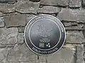 Plaque unveiled by David Norris in 2018, with a quote from James Joyce's Ulysses that mentions the Basin