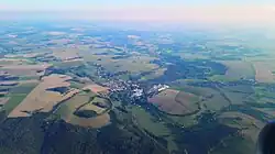 Aerial view of Weißenborn (2016)