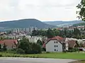 View from Freital-Wurgwitz of the Windberg