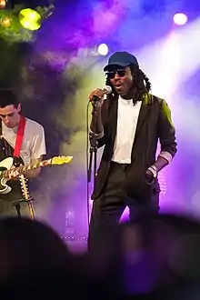 Hynes performing as Blood Orange at Way Out West in Gothenburg, Sweden, August 2014