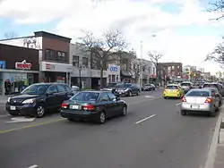 Looking east on Bloor Street