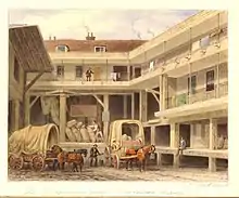 Blossom's Inn, Thomas H. Shepherd, 1850