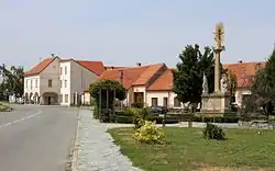 Centre of Blučina