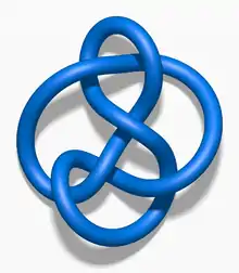 6₃ knot  unknotting number 1