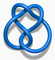 Three-twist knot  unknotting number 1