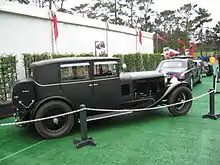 Woolf Barnato's Speed Six H. J. Mulliner saloon, in which he raced against the Blue Train