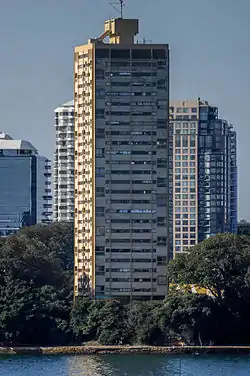 Blues Point Tower (1962), McMahons Point, New South Wales. Designed by Harry Seidler.