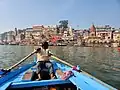 Boat ride on the Ganges River