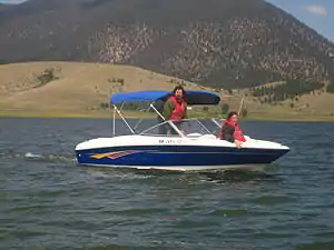 Boating on Eagle Nest Lake