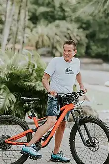 Bob Duggan with Mountain Bike in Costa Rica