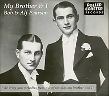 Bob (left) would usually appear seated at the piano, as here