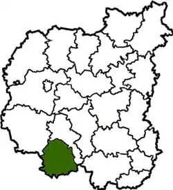 Raion location in Chernihiv Oblast