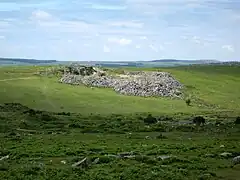 Disused granite quarry on the moor