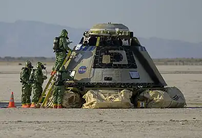 Starliner after landing