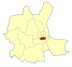 Location of Boeng Keng Kang within Phnom Penh