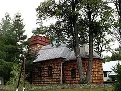 Wooden Orthodox church in Bogusza