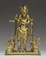 Bohemian Reliquary with the Man of Sorrows in the Walters Art Museum.