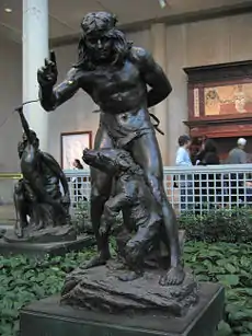 Bohemian Bear Tamer, 1888 cast by Paul Wayland Bartlett