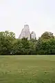 The 65-meter-high artificial mountain in the Paris Zoo has the best view of the park from its summit.