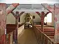 Church interior seen from the main church entry