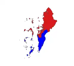 Location in Kawthaung district