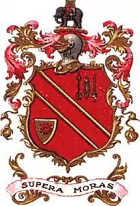 The coat of arms as granted in 1890