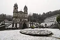 Winter snow in Braga