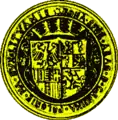 Bona Sforza's seal, bearing similarities to the other Sforza symbols.