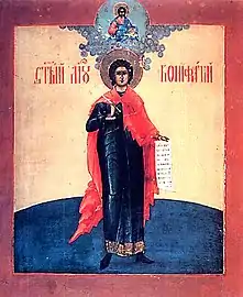 St. Bonifatius from Tarsus.