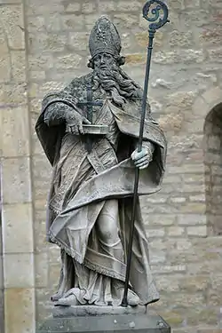Monument to St. Boniface before Mainz Cathedral