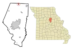 Location of Sturgeon, Missouri