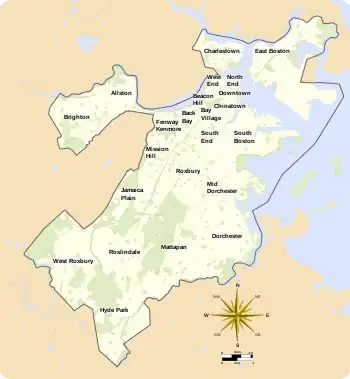 West Roxbury is a neighborhood located in the southwest corner of the city of Boston.