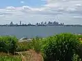 Boston's skyline from Spectacle Island