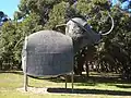 Elephant sculptures
