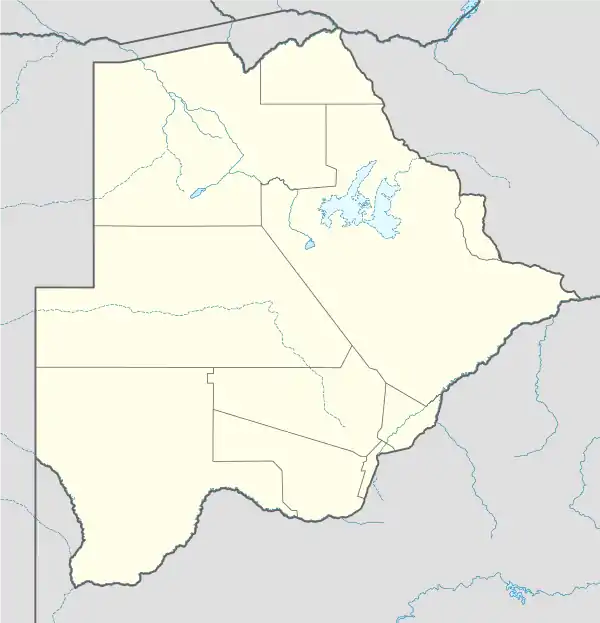 Lotlhakane is located in Botswana