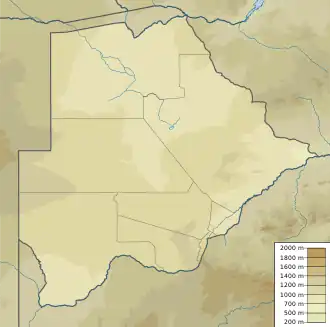 Lotsane Dam is located in Botswana