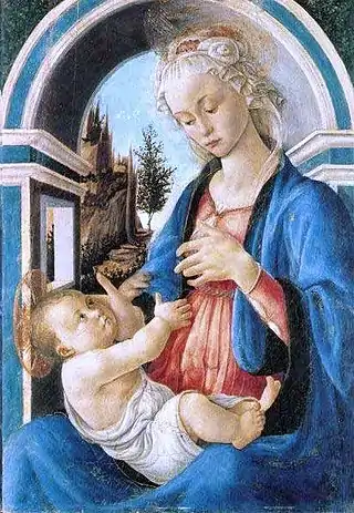 Sandro Botticelli, Madonna with Child, (1467).