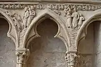 arch of Lower arcade in the portal of Saint Stephen (13th c.)