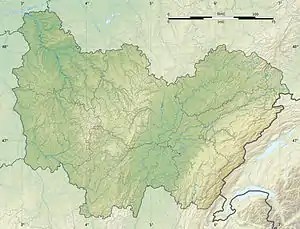 Romaine (Saône) is located in Bourgogne-Franche-Comté