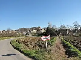 The road into Bourlens