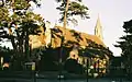 View of the church from Wimborne Road, in 2001.